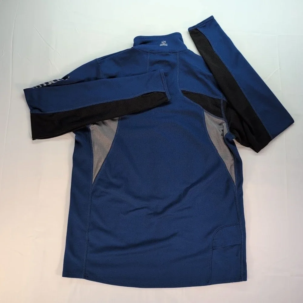 The North Face Flight Series Mens Medium 1/4 Zip Blue Black Pullover